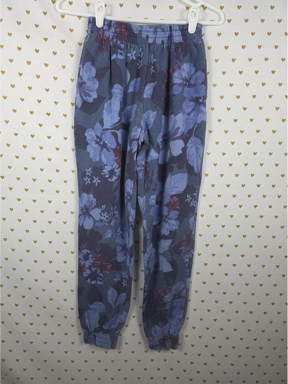Victorias Secret PINK Floral tapered Joggers Sweats Sweatpants XS